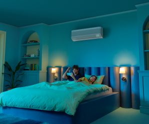 Incluso en calurosas noches de verano, la tecnología WindFree de Samsung garantiza un sueño reparador